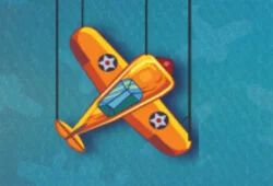 لعبة الطائرة الحربية القديمة