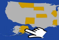 لعبة خريطة الولايات المتحدة