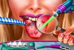لعبة علاج الأسنان