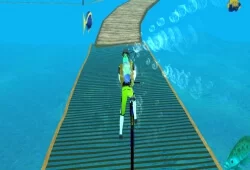 لعبة الدراجات تحت الماء